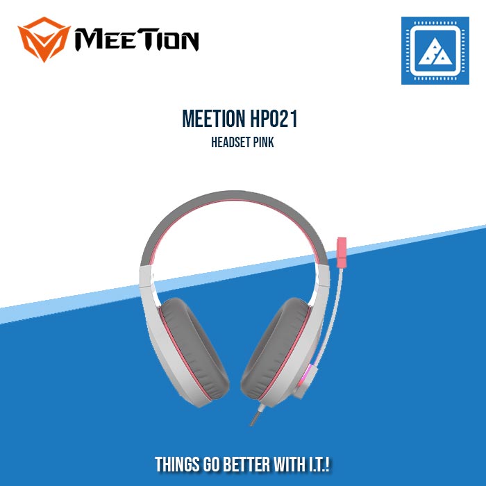 MEETION HP021 HEADSET PINK MEETION HP021 HEADSET PINK
